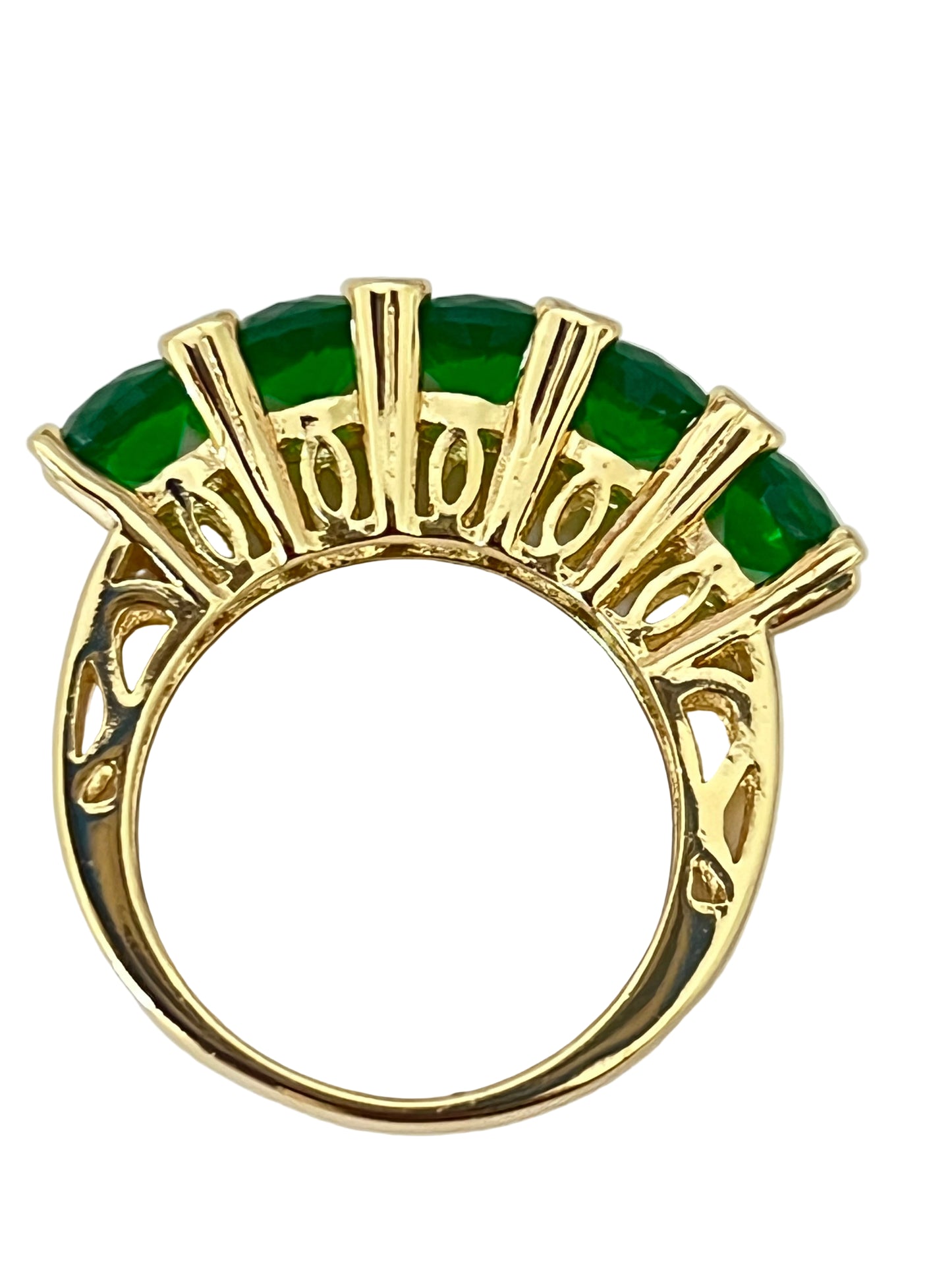 Churumbela Green Emerald Ring