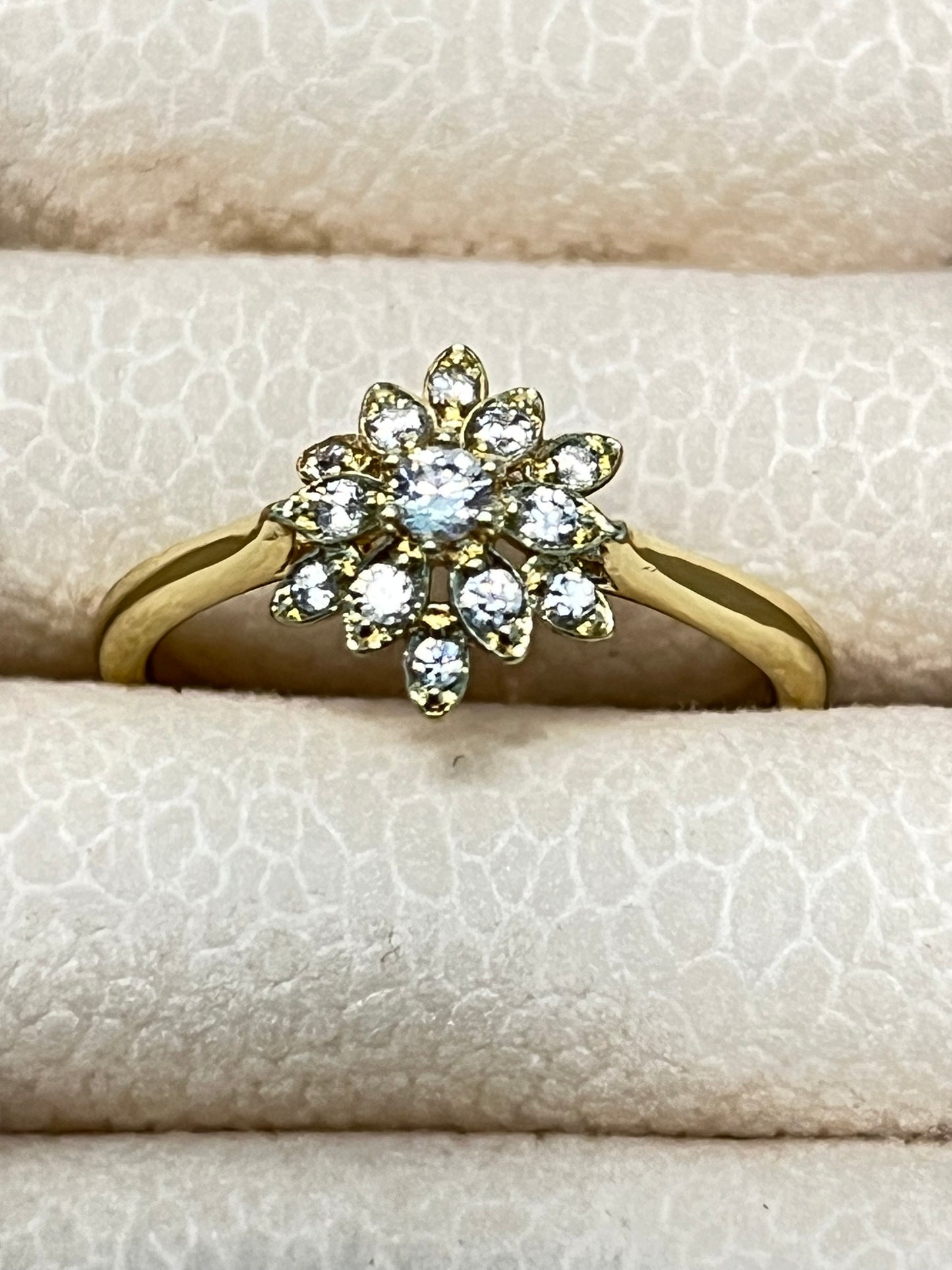 Sparkling Flower Ring