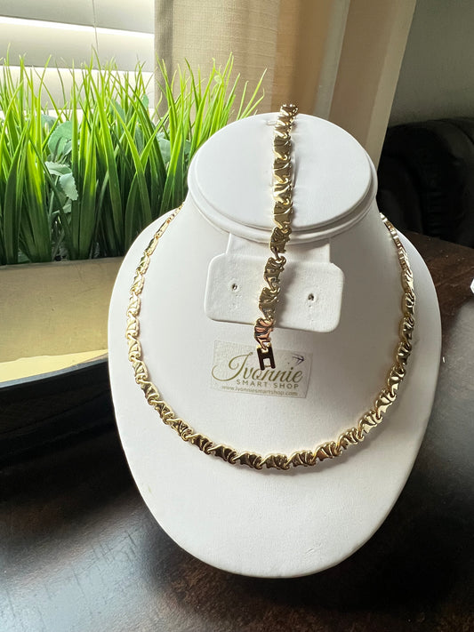 Set Cadena y Brazalete Elefante