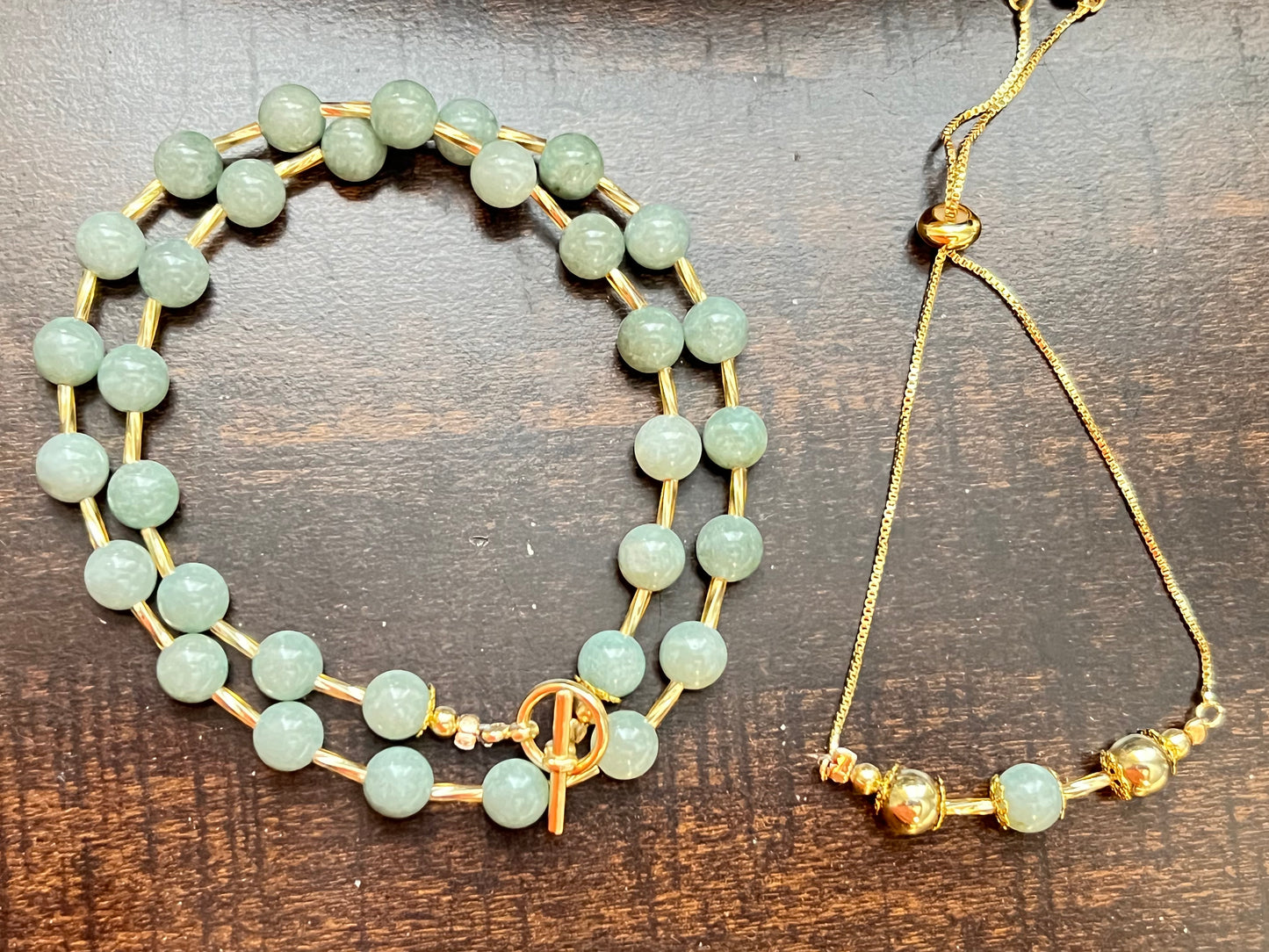Set Jade Verde Artesanal