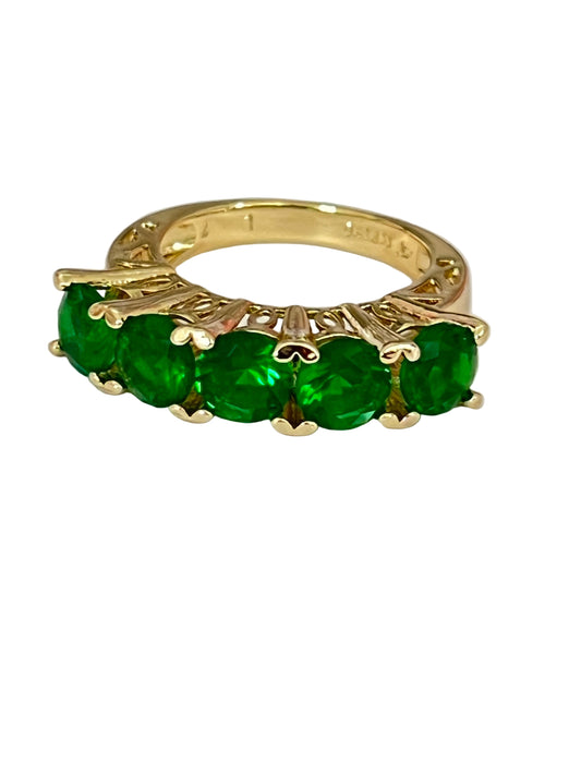 Churumbela Green Emerald Ring