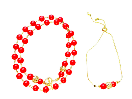 Set Coral Artesanal