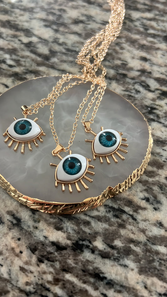 Chain with pendant Lashes Eye