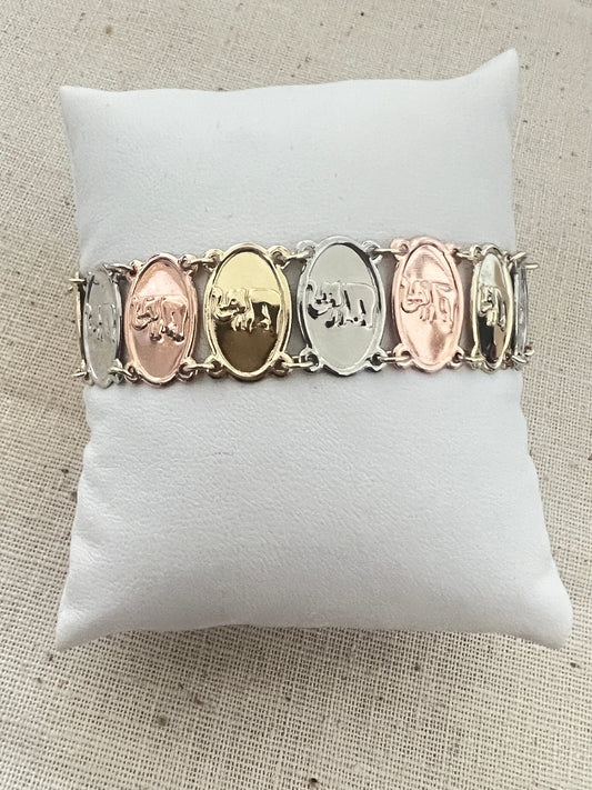 Brazalete Elefante Tres Oros